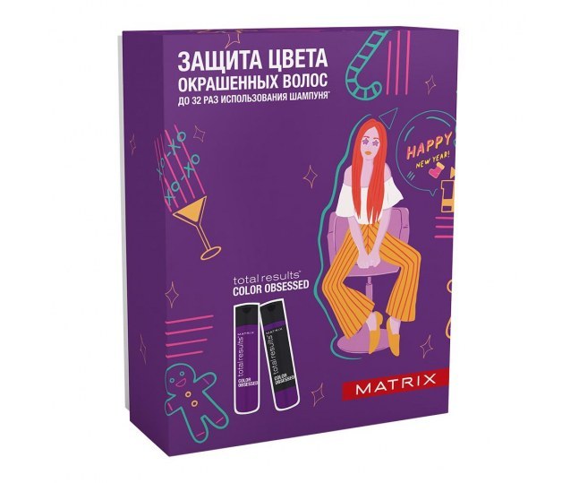Total Results Color Obsessed для сохранения цвета окрашенных волос 300мл+300мл
