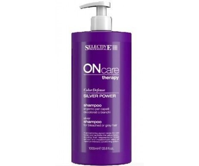 Silver Power Shampoo Серебряный шампунь для обесцвеченных или седых волос 1000мл