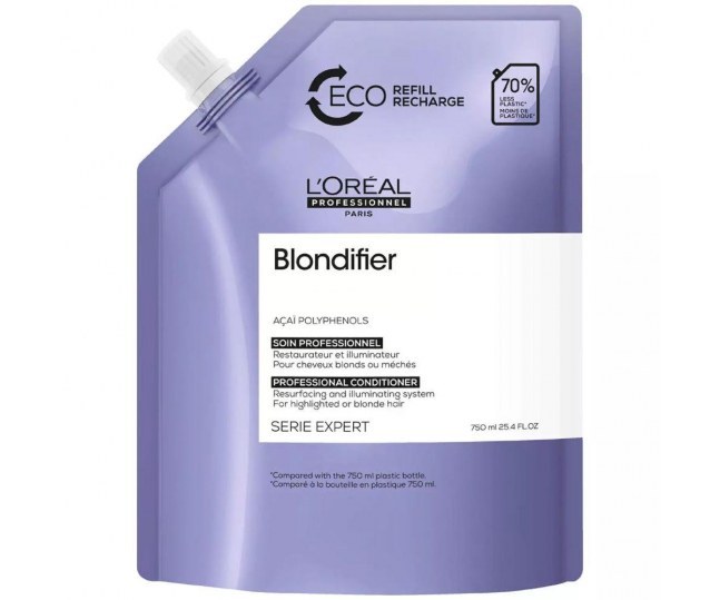 Смываемый уход для осветленных и мелированных волос L'Oréal Professionnel Blondifier Closs Conditioner REFILL 750мл