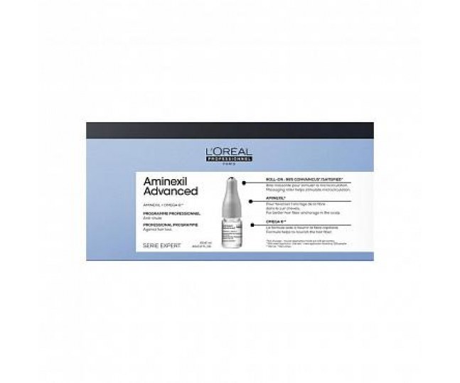 Ампулы против выпадения волос L`oreal Professionnel Serie Expert Aminexil Advanced 42*6мл