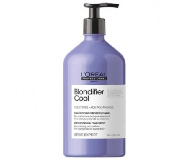 Шампунь для поддержания холодных оттенков блонд L'Oréal Professionnel Blondifier Cool Shampo 750мл