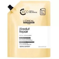 Смываемый уход L`oreal Professionnel Expert Absolut Repair Gold для восстановления поврежденных волос REFILL 750мл 