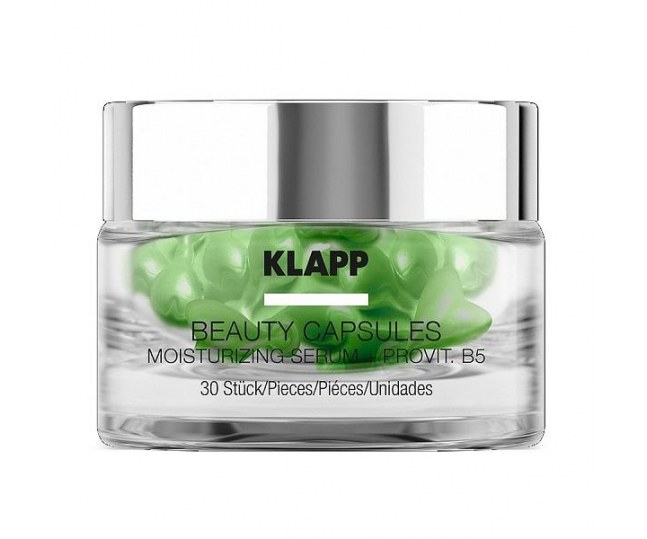 Увлажняющие капсулы для лица Klapp Beauty Capsules Moisturizing Serum + Pro Vitamin B5 30шт