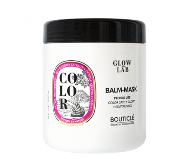 Бальзам-маска для окрашенных волос с экстрактом брусники COLOR BALM-MASK DOUBLE KERATIN 1000мл