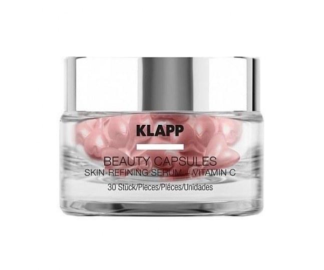 Омолаживающие капсулы для лица Klapp Beauty Capsules Skin Refining Serum + Vitamin C 30шт