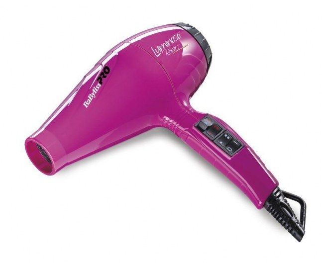 Фен BaByliss Pro LUMINOSO + розовый 2100Вт 2 насадки