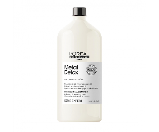 Очищающий крем-шампунь L`oreal Serie Expert Metal Detox Shampoo 1500мл