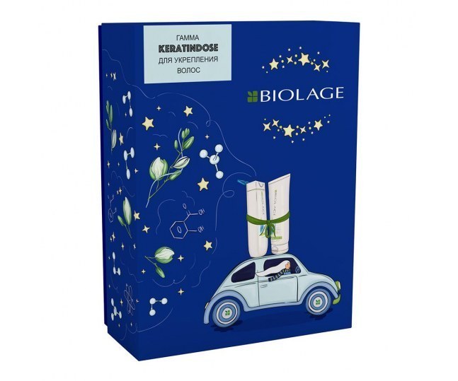 Набор Biolage KeratinDoose для укрепления волос 250мл+200мл
