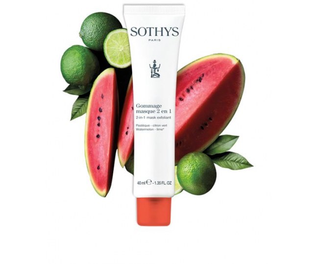  Lime And Watermelon 2-in-1 Mask Exfoliant  Антиоксидантная скраб-маска 2 в 1 40мл