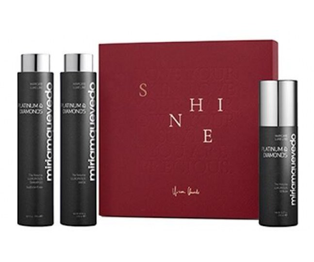 Miriamquevedo Platinum & Diamonds Luxurious Volume Holiday Set 250мл+250мл+150мл