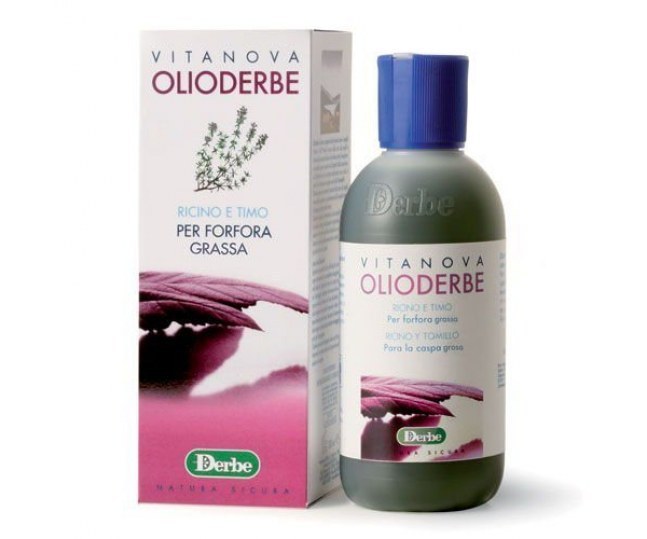 DERBE OLIODERBE TIMO - Масло моющее с тимьяном "Olioderbe" для жирных волос с перхотью 200мл