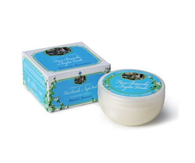 DERBE CREMA FLUIDA FIORI BIANCHI E FOGLIE VERDI-Крем для тела "Белые цветы и зеленые листья" 200мл