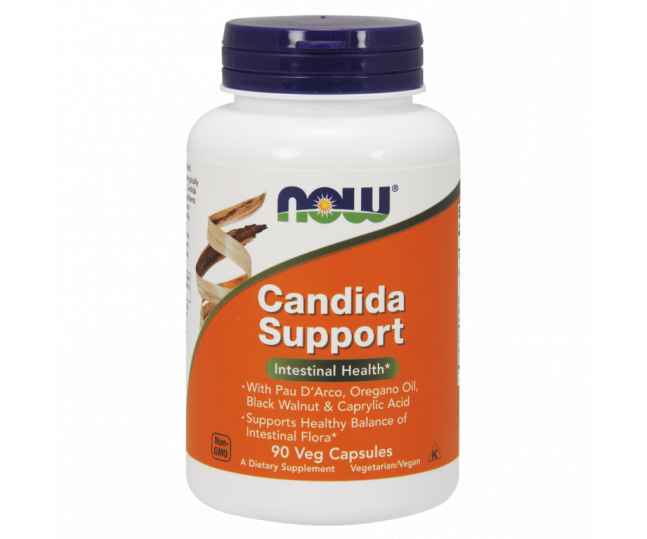 NOW Candida Support Нейтральный 90 капс