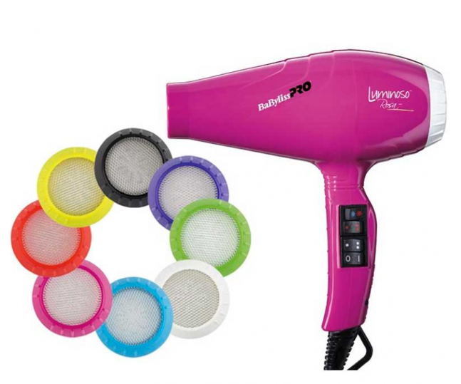 Фен BaByliss Pro LUMINOSO+фиолетовый 2100Вт 2 насадки