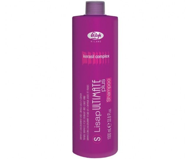 S-LISAP ULTIMATE PLUS TAMING SHAMPOO FOR STRAIGHT AND CURLY HAIR Шампунь с разглаживающим действием для гладких и вьющихся волос 1000мл