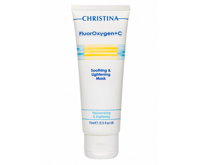 CHRISTINA Fluoroxygen+C-Soothing & Lightning Mask Успокаивающая маска с осветляющим эффектом 75 ml