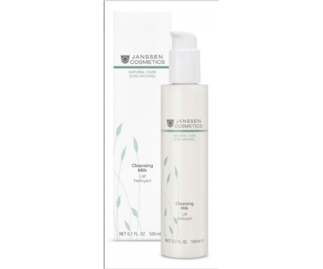 JANSSEN COSMECEUTICAL Janssen Cleansing Milk Нежное молочко для деликатного очищения кожи, 500 ml