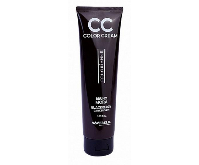 CC Color Cream Колорирующий крем для волос "Ежевика" (Темно-коричневый) 150 мл
