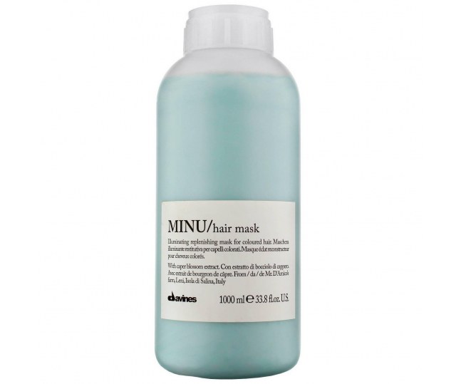 Davines MINU hair mask - Восстанавливающая маска для окрашенных волос 1000мл