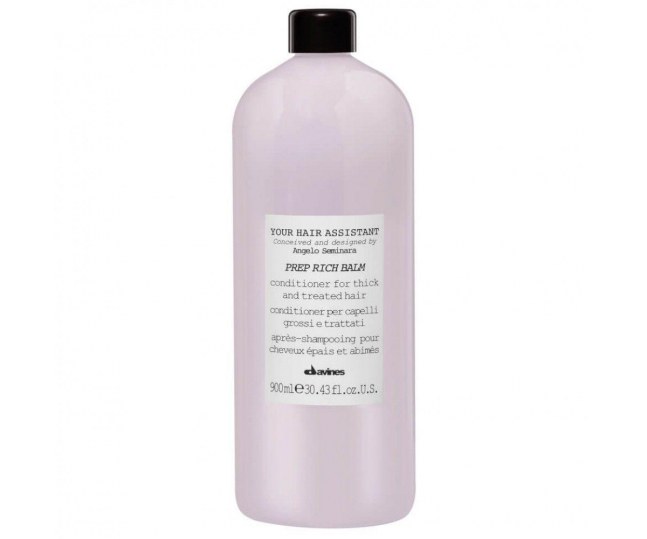 Davines Your Hair Assistant Prep Rich balm - Интенсивный кондиционер для подготовки волос к укладке для плотных, обезвоженных или чувствительных поврежденных волос 900мл