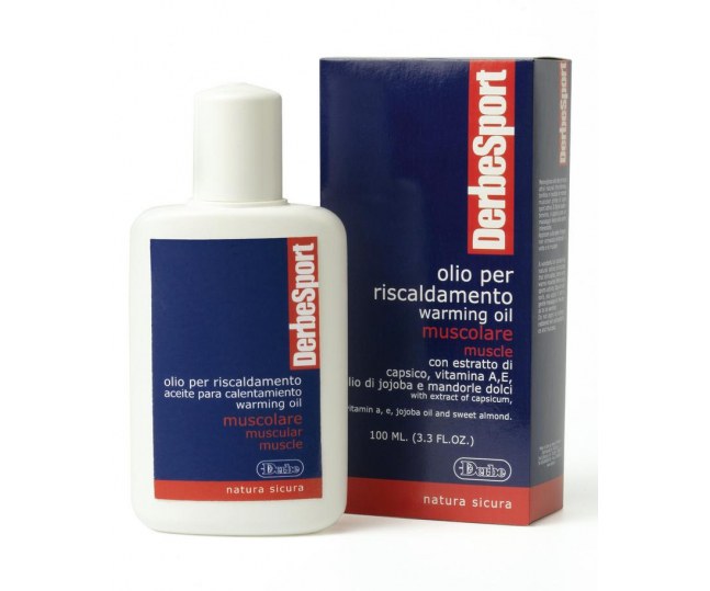 Olio riscaldamento muscolare Масло для тела разогревающее "DERBESPORT" 100 мл
