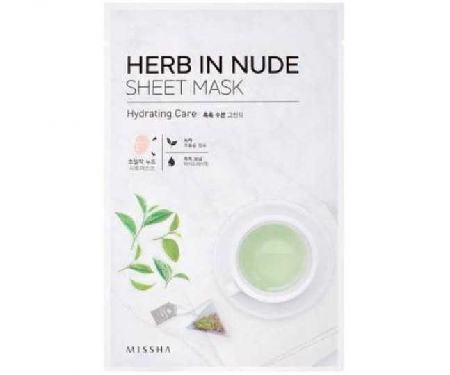 Herb In Nude Sheet Mask Hydrating Care Маска для лица 1шт