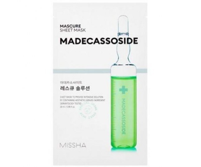 Mascure Rescue Solution Sheet Mask Маска для лица мадекассосид 1шт