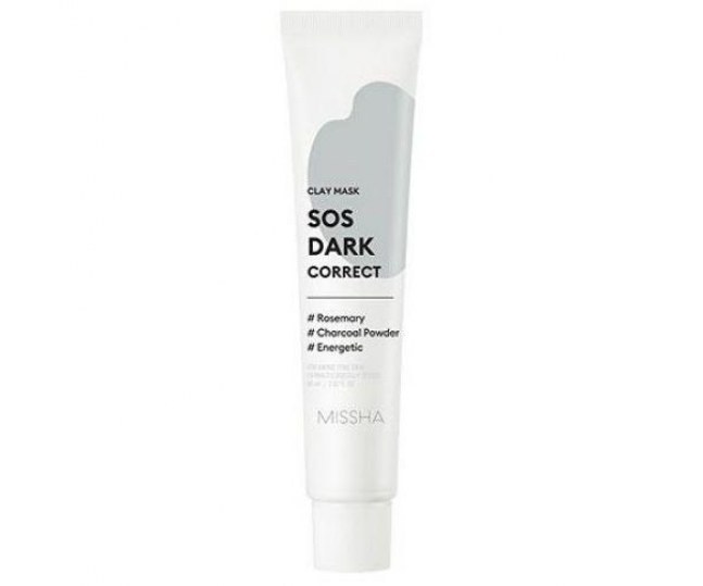 SOS Dark Correct Clay Mask Осветляющая и выравнивающая тон глиняная маска 60мл