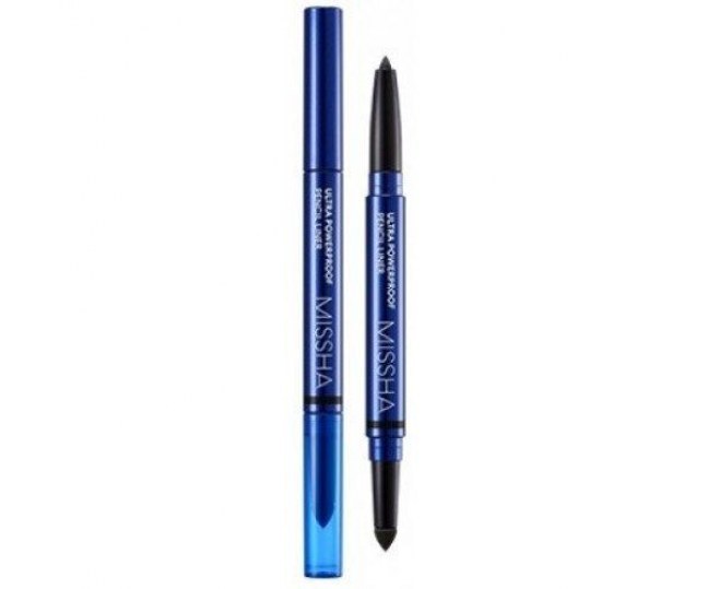 Ultra Powerproof Pencil Liner Black Стойкий карандаш для глаз 1шт