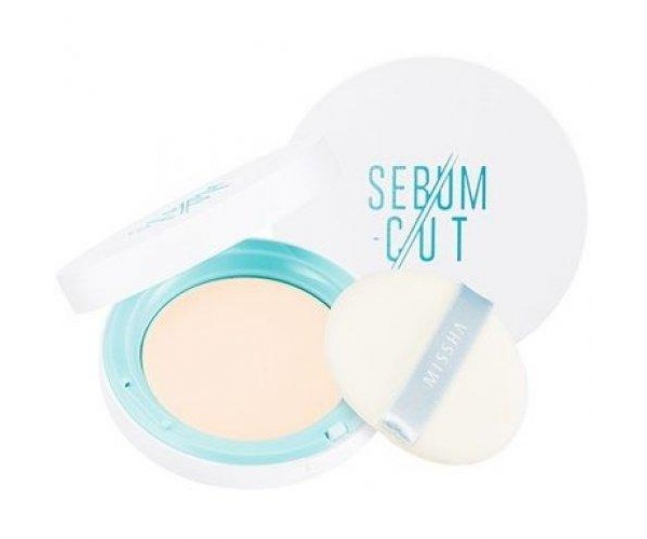Sebum-Cut Powder Pact Clear Peach Пудра компактная для лица 11г