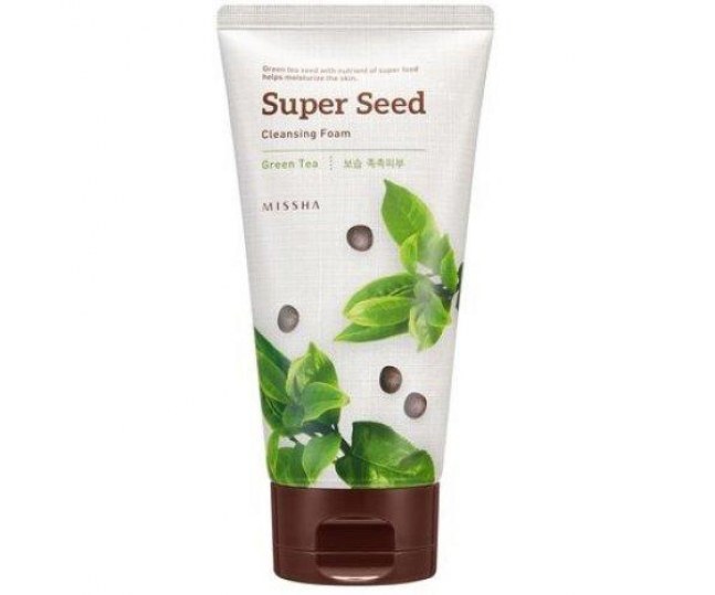 Super Seed Green Tea Cleansing Foam Очищающая пенка для умывания 150мл