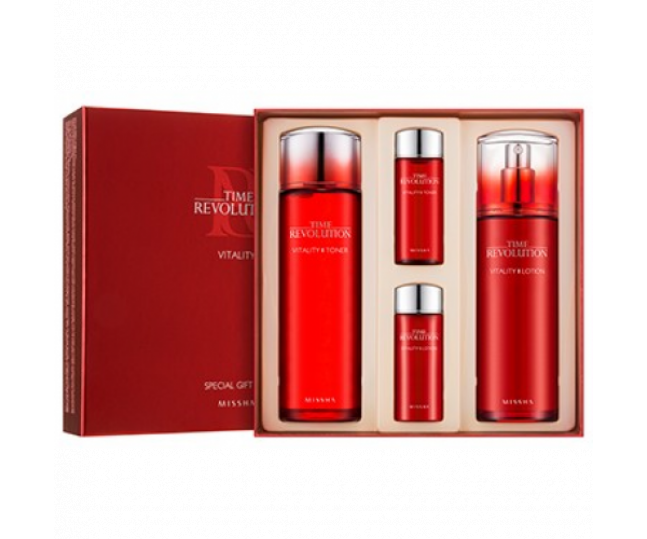 Time Revolution Vitality special set I Интенсивный антивозрастной набор для лица 150мл+130мл+30мл+30мл