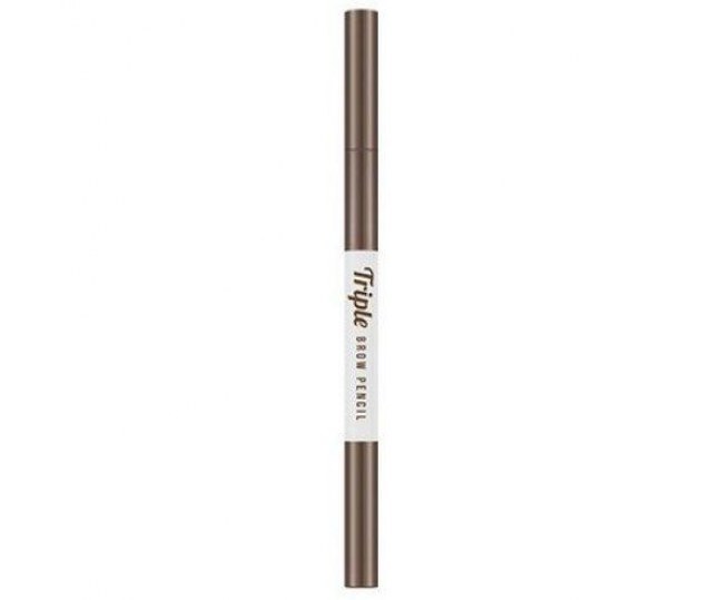 Triple Brow Pencil Gray Brown Автоматический карандаш для бровей 1шт