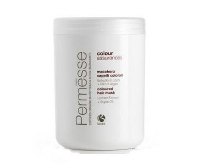 BAREX Сoloured hair mask with Lychee extract and Argan Oil Маска для окрашенных волос с экстрактом Личи и маслом Арганы 1000мл