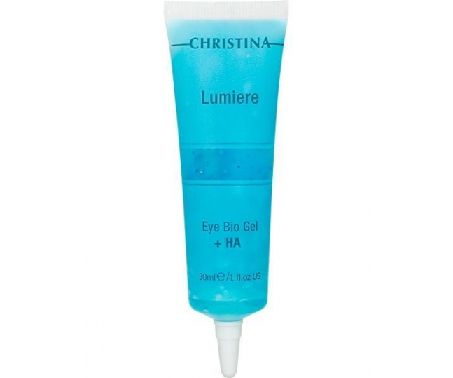 CHRISTINA Eye & Neck Bio Gel + HA - Lumiere - Гель для кожи век и шеи с комплексом дерма-витаминов и гиалуроновой кислотой 30 ml