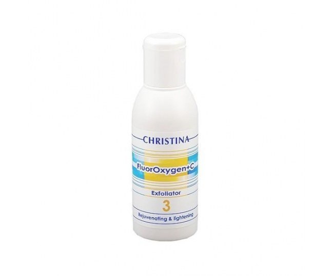 CHRISTINA Fluoroxygen+C Exfoliator Шаг 3. Омолаживающий и осветляющий эксфолиатор, рН 2,5 150 ml