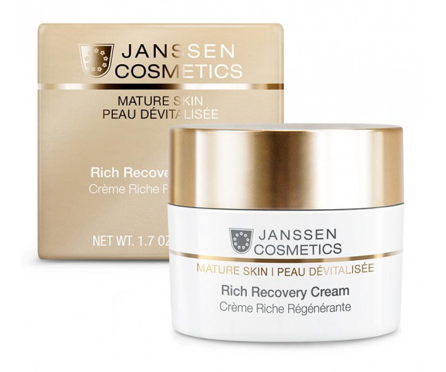 JANSSEN COSMETICS Rich Recovery Cream Обогащенный anti-age регенерирующий крем с комплексом Cellular Regeneration 50мл