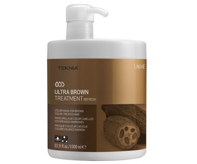 LAKME TEKNIA Ultra Brown Treatment - Средство для поддержания оттенка окрашенных волос Коричневый 1000 мл