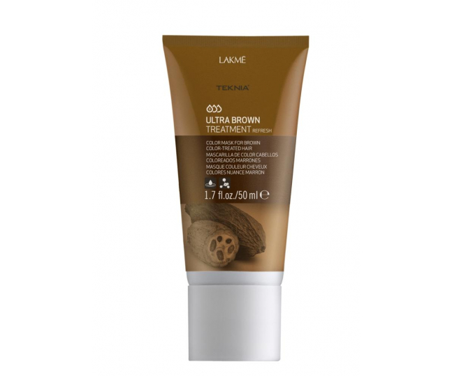 LAKME TEKNIA Ultra Brown Treatment - Средство для поддержания оттенка окрашенных волос Коричневый 50 мл