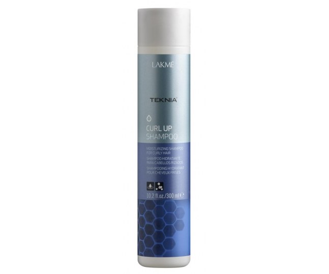 LAKME TEKNIA Curl Up Shampoo - Шампунь увлажняющий для вьющихся волос и волос после хим завивки 300 мл