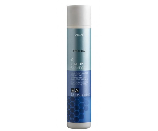 LAKME TEKNIA Curl Up Shampoo - Шампунь увлажняющий для вьющихся волос и волос после хим завивки 100 мл