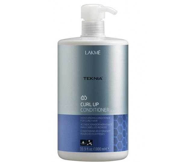 LAKME TEKNIA Curl Up Conditioner - Кондиционер несмываемый увлажняющий для вьющихся волос и волос после химической завивки 1000 мл