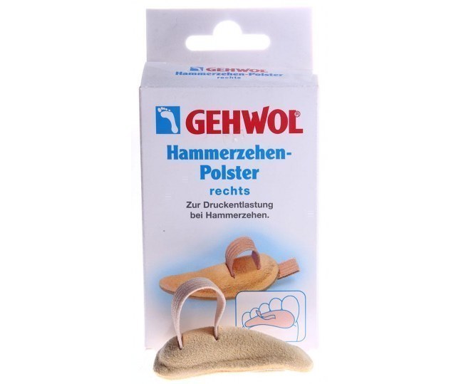 GEHWOL Hammerzehen-Polster Подушечка под пальцы ног, маленькая, левая 1 штука