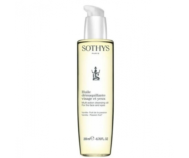 Sothys Multi-Action Cleansing Oil Мультифункциональное очищающее масло для лица 200 мл