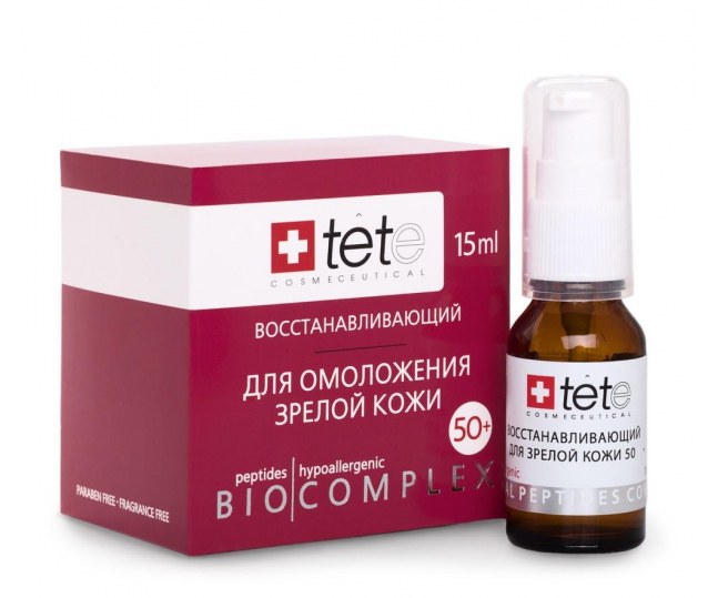TETe Cosmeceutical Биокомплекс восстанавливающий для зрелой кожи 50+ 15мл