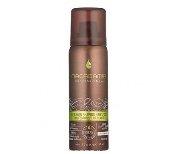 MACADAMIA Professional Flex Hold Shaping Hairspray - Финиш-спрей "Подвижная фиксация" 50 мл