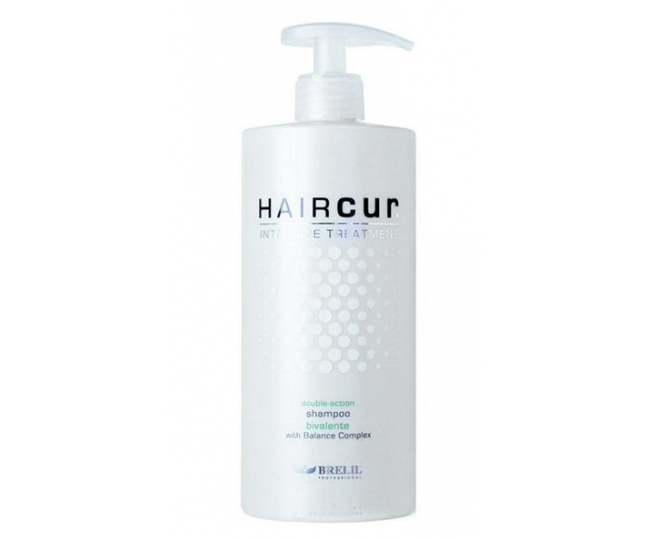 BRELIL HairCur Double-Actions Shampoo Шампунь бивалентный для жирной кожи головы и сухих волос 750мл