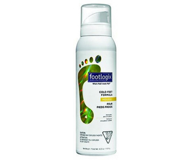 FOOTLOGIX Cold feet formula - Согревающий мусс для ног 119,9г