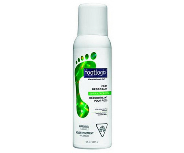 FOOTLOGIX Foot Deodorant - Дезодорант для ног с антибактериальным эффектом 125мл