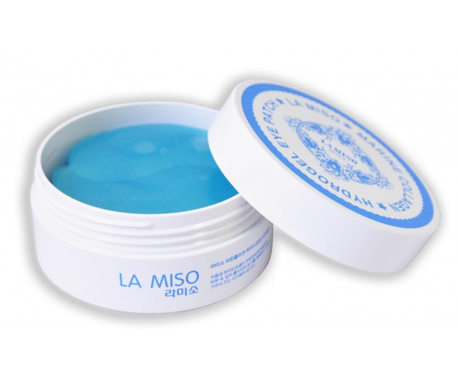 La Miso Marine Collagen Hydrogel Eye Patch / Гидрогелевая маска с морским коллагеном для кожи вокруг глаз 60шт